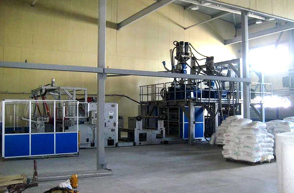 Case Study in Portougal: air bubble film extrusion line - Eko Gruppo Second-hand machines