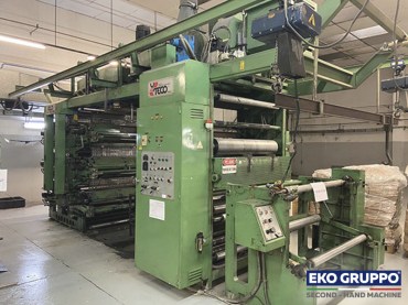 Uteco Gold 608 RR Flexo Stack Printer - Eko Gruppo second-hand machine