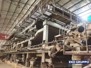 Triple Wire Fourdrinier Paper Machine by PM - Eko Gruppo second-hand machine