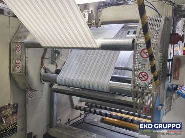 Rotogravure printing film line Bobst Rotomec Rotopack 1320 3000-3R - Eko Gruppo second-hand machine