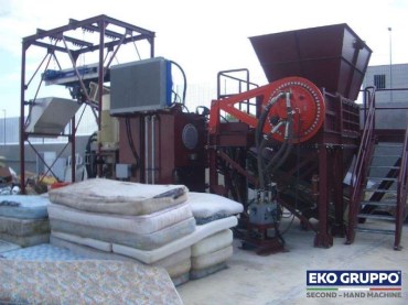 ITR 1.500 Twin Shaft Hydraulic Shredder - Eko Gruppo second-hand machine