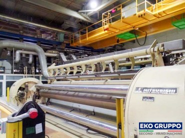 3 layers BOPP film tender-frame line Mitsubishi - Eko Gruppo second-hand machine