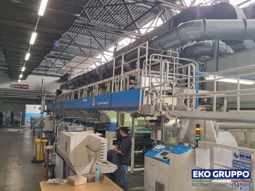 Bobst Rotomec 8 colors rotogravure printing film Rotopack 1320 - Eko Gruppo second-hand machine