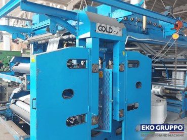 Gold RR 412 6 colors Uteco Flexo Stack Film Printing Machine - Eko Gruppo second-hand machine