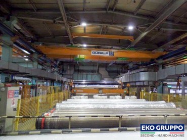 3 layers BOPP film extrusion line Mitsubishi - Eko Gruppo second-hand machine