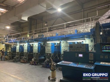 28R Cerruti 8 colors Rotogravure printing machinery - Eko Gruppo second-hand machine