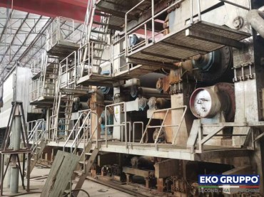 Triple Wire Fourdrinier kraft and testliner Paper Machine - Eko Gruppo second-hand machine