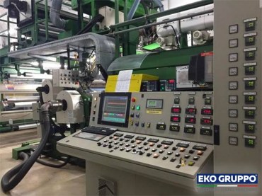 3 Layers Tecnocoating 1500 Cast Stretch Film Line - Second Hand Machines Eko Gruppo