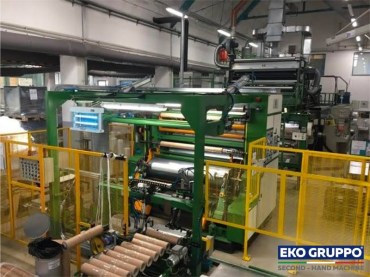 1500 Tecnocoating 3 Layers Cast Stretch Film Line - Second Hand Machines Eko Gruppo