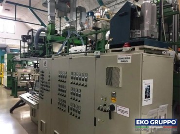 3 Layers Tecnocoating 1500 Cast Stretch Film Machine - Second Hand Machines Eko Gruppo