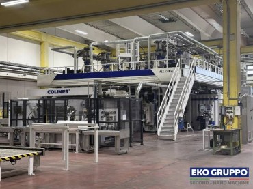 9 Layers ALLrollEX 3000 Colines Stretch Film Line - Used Machine Eko Gruppo