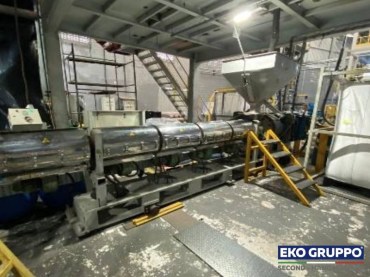 6000 mm 1 Layer Bandera Blown Film Extrusion Line - Used Machinery Eko Gruppo