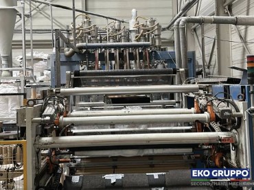3 Layers 1500 Dolci Extrusion Stretch Film Line - Used Eko Gruppo Machines