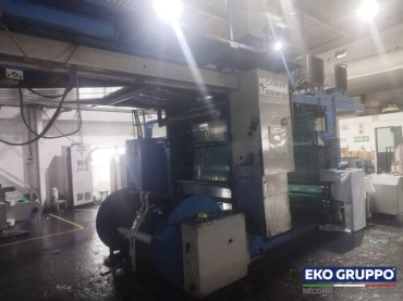 CI 6C 1250 mm Carint Gemini Flexo Printing Line - Used Eko Gruppo Machines